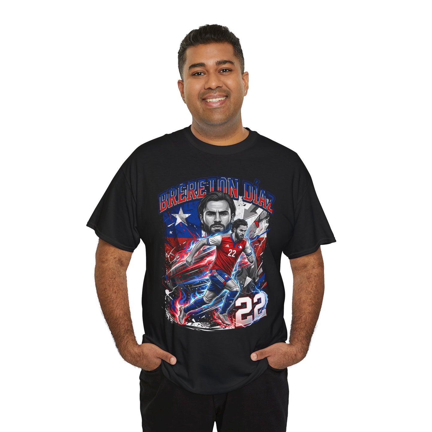 Brereton Díaz #22 – Chilean Warrior T-Shirt