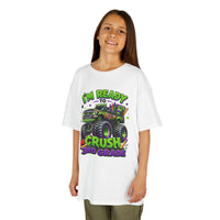 I’m Ready to Crush 3rd Grade Monster Truck Kids T-Shirt – First Day of School Tee