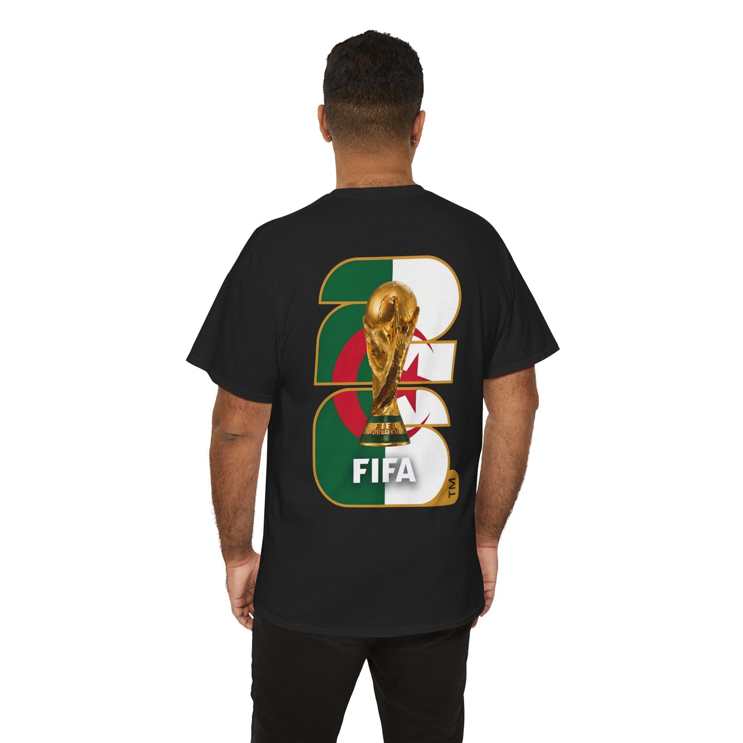 Algeria 2026 FIFA World Cup Fan Edition – Front Crest & Championship Back Graphic T-Shirt