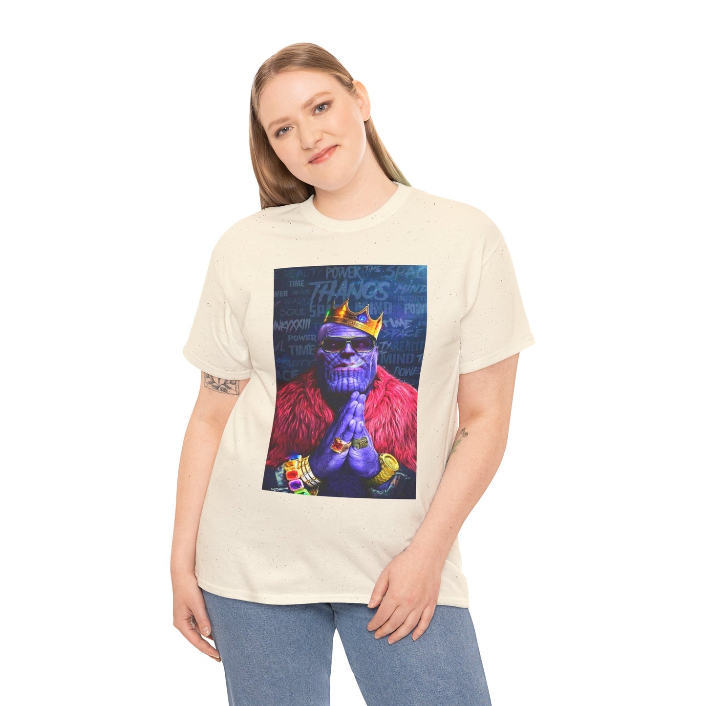 Thanos King Portrait T-Shirt — Urban Pop Art Graphic Tee