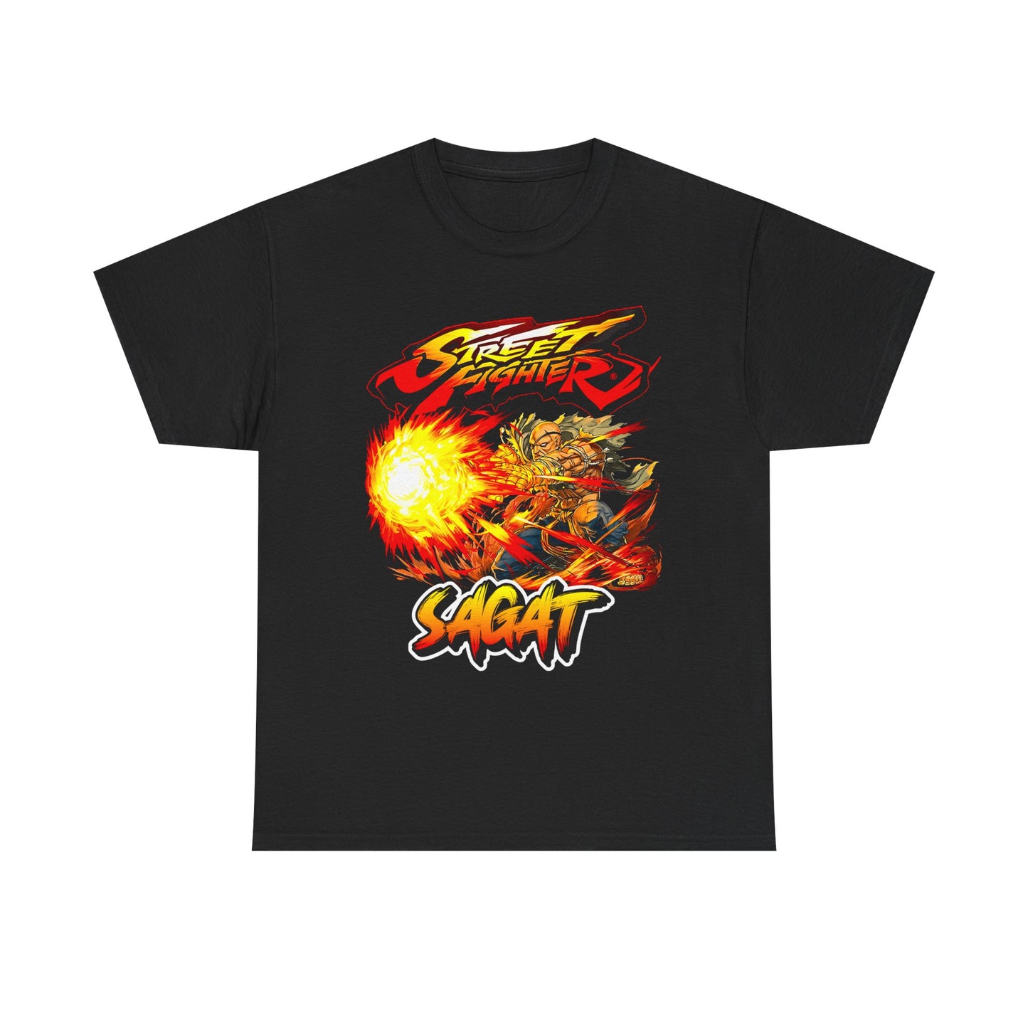 Street Fighter Sagat Projectile Attack T-shirt