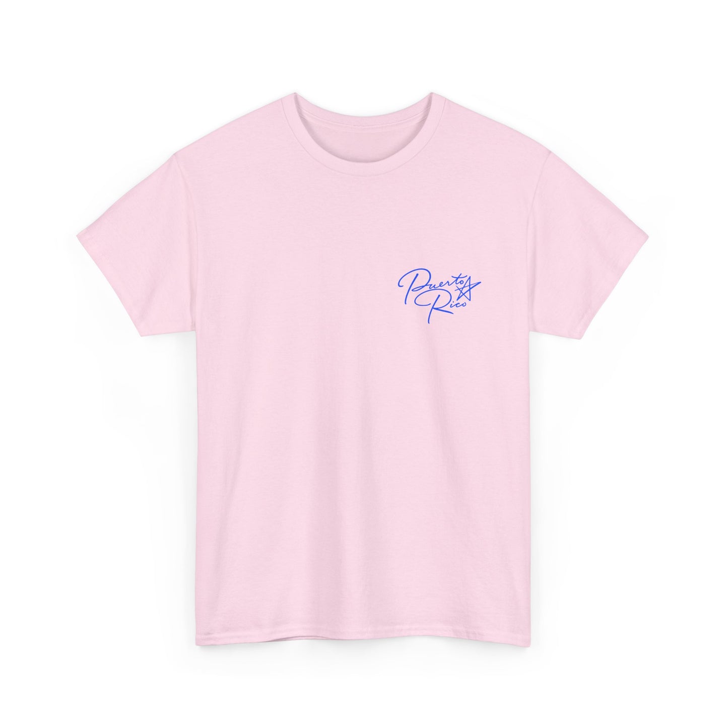 Puerto Rico Streets Tee — Handwritten Logo & Old San Juan Back Illustration
