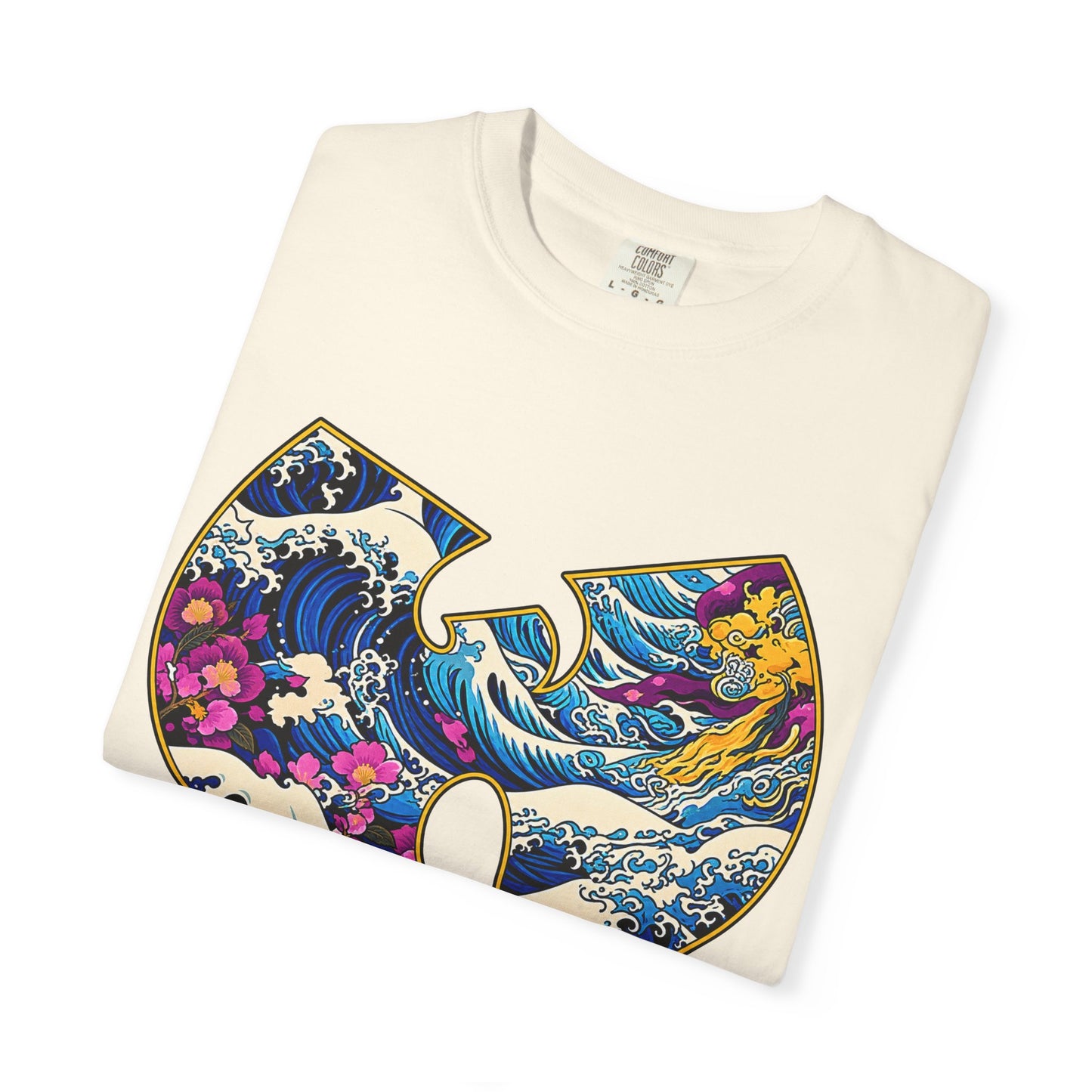 Wu-Tang Ocean Wave T-Shirt — Japanese Wave Logo Graphic Tee