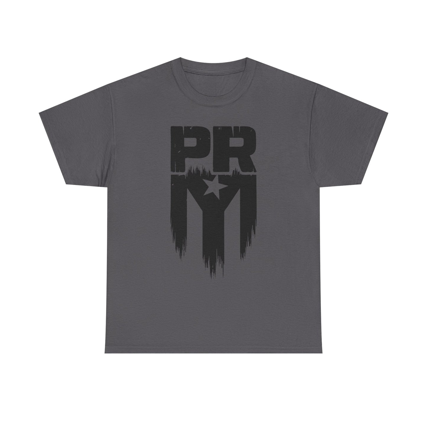 PR Mi Gente Puerto Rico Tee — Bold Black & White Boricua Pride