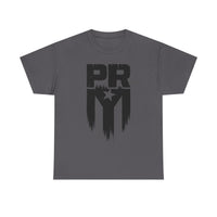 PR Mi Gente Puerto Rico Tee — Bold Black & White Boricua Pride