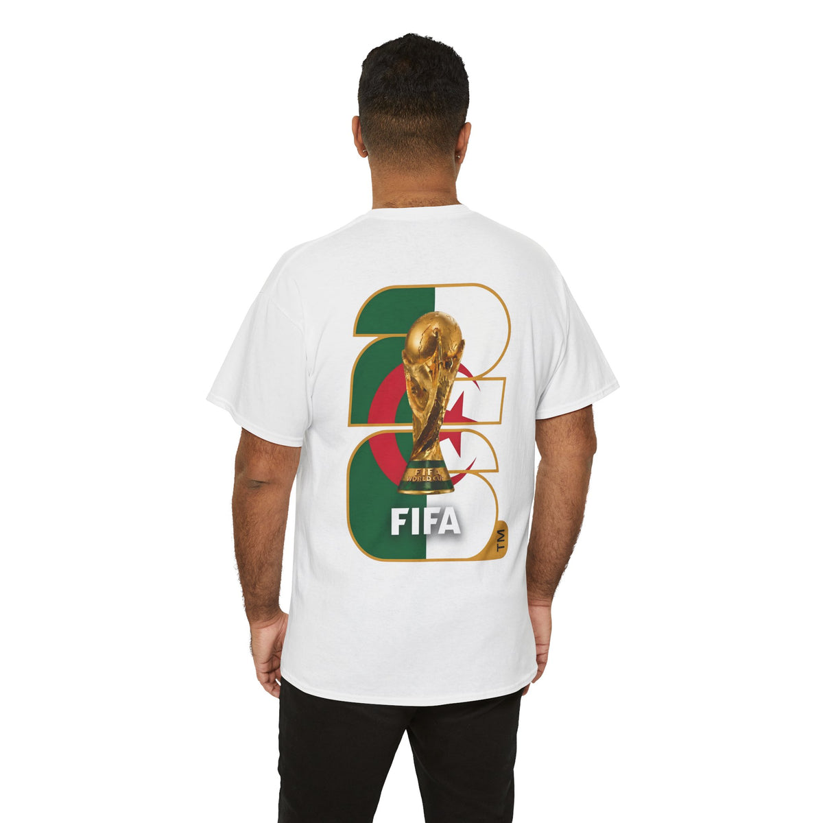 Algeria 2026 FIFA World Cup Fan Edition – Front Crest & Championship Back Graphic T-Shirt