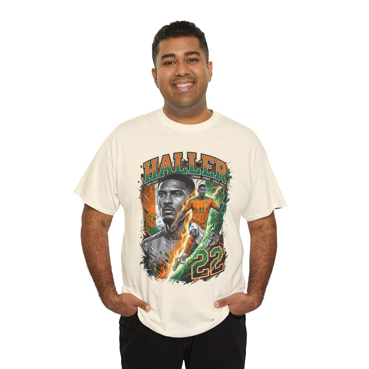 Haller #22 – Ivory Coast Power Striker T-Shirt