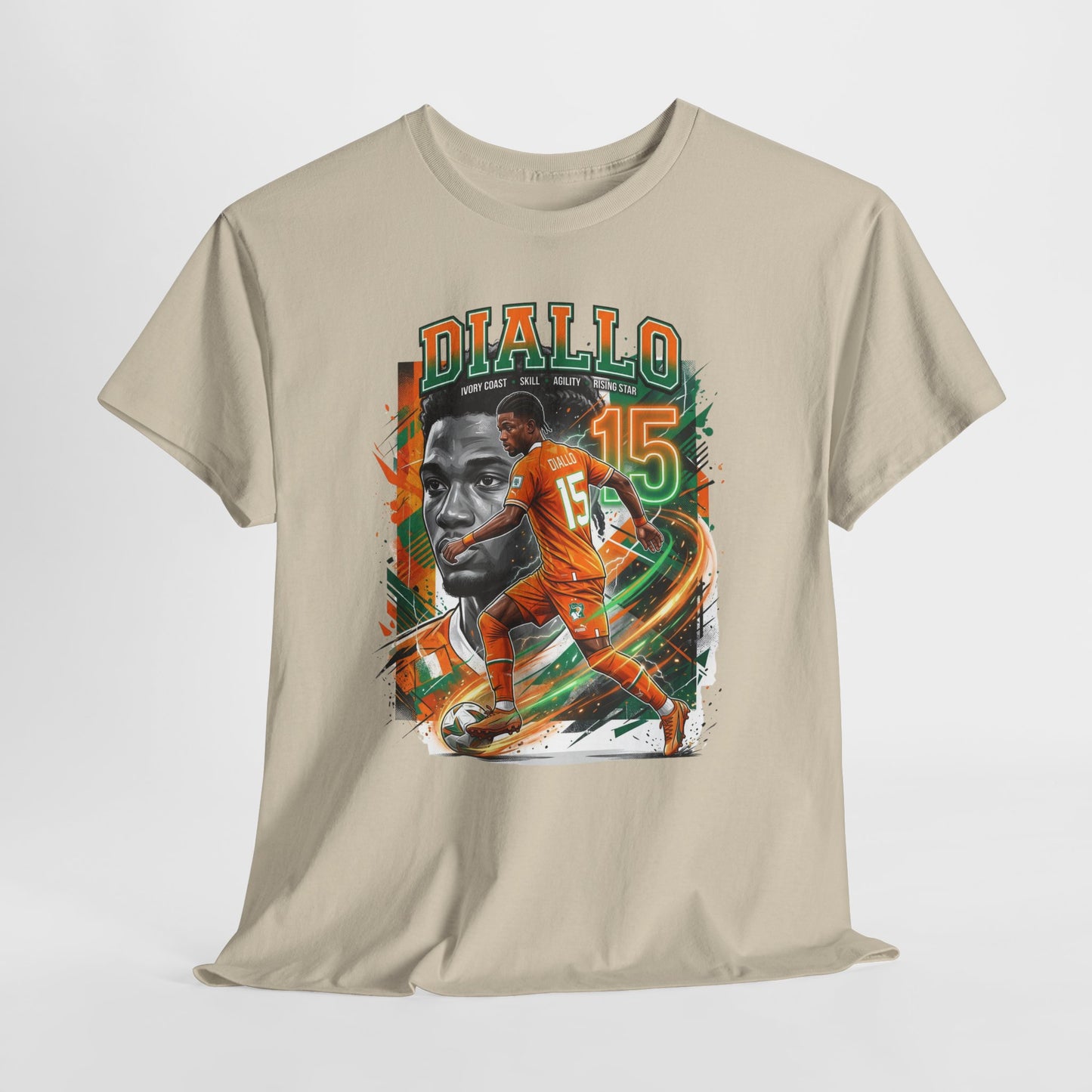 Diallo #15 – Rising Star of Ivory Coast T-Shirt