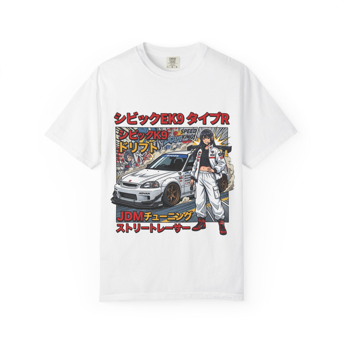 Civic EK9 JDM Kanjo Queen – Japanese Street Racing T-Shirt