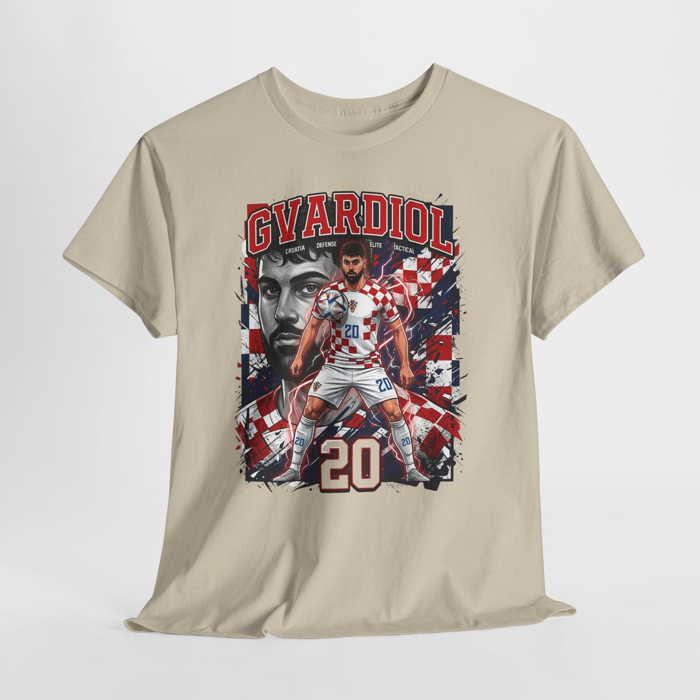 Gvardiol #20 – Croatian Wall T-Shirt