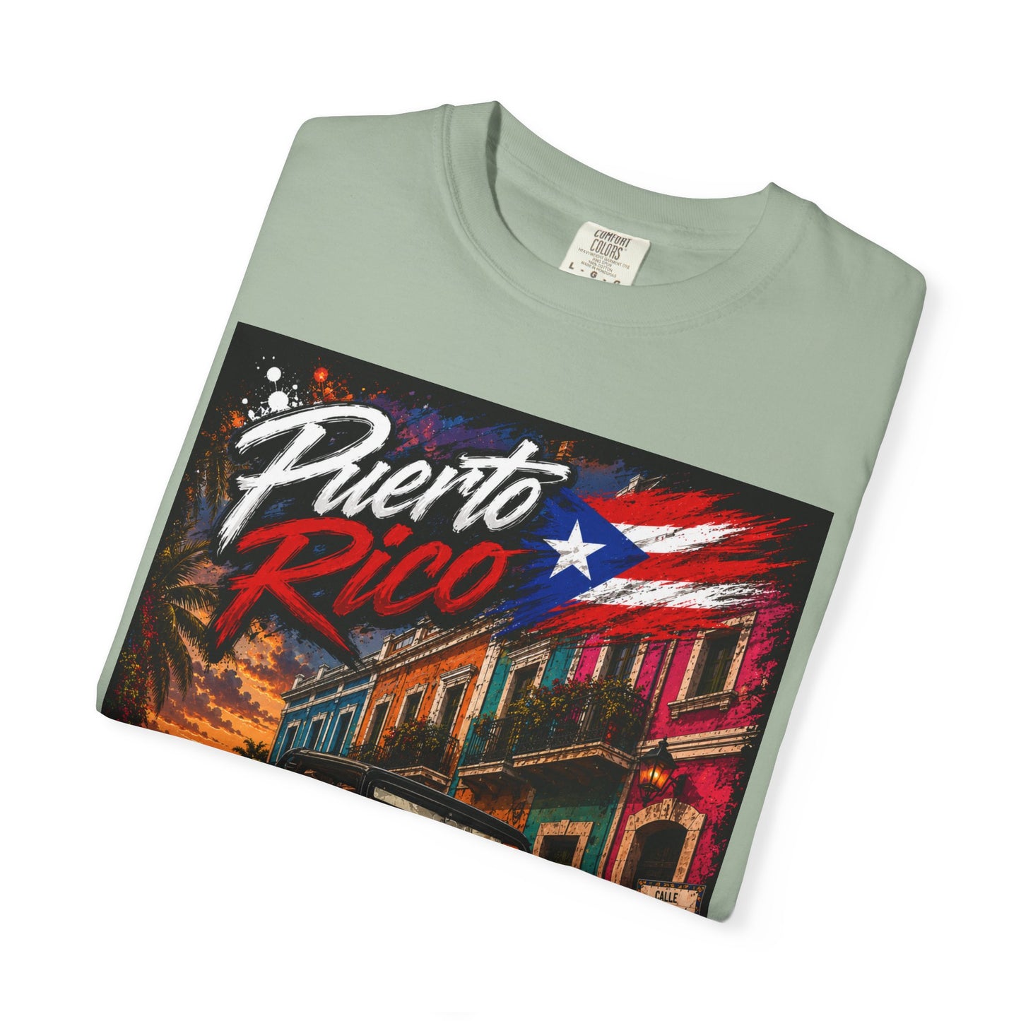 Puerto Rico Suzuki Samuri Street Scene T-Shirt