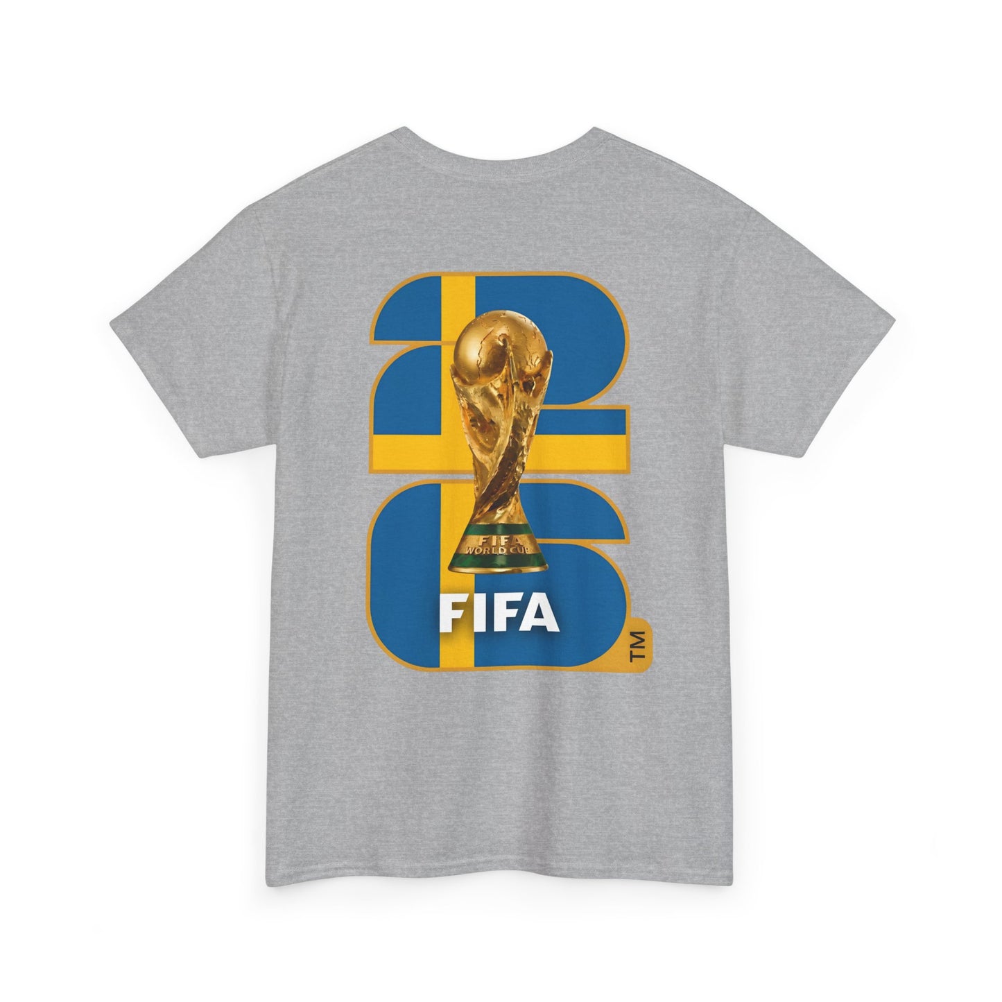 Sweden 2026 FIFA World Cup Fan Edition – Front Crest & Championship Back Graphic T-Shirt
