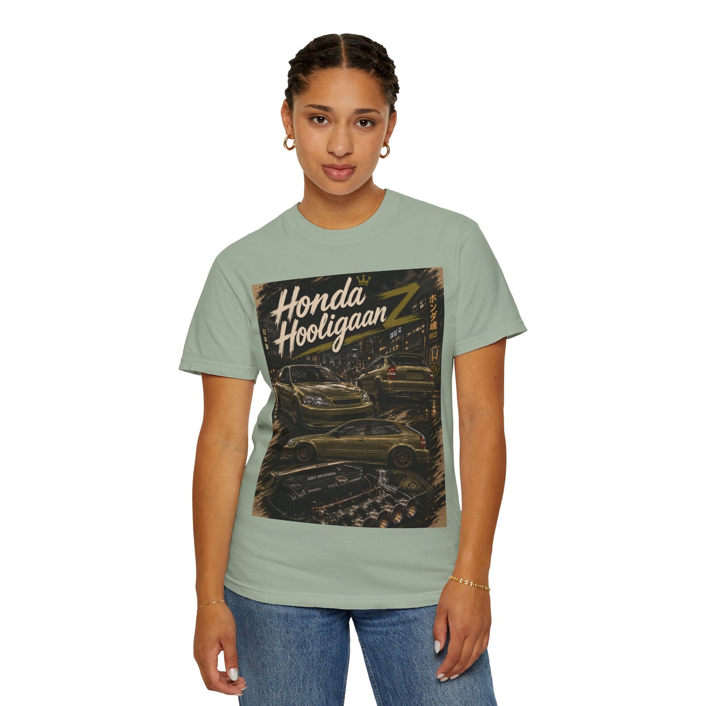 Honda HooliganZ Tee — Vintage Night Street Racing Graphic T-Shirt