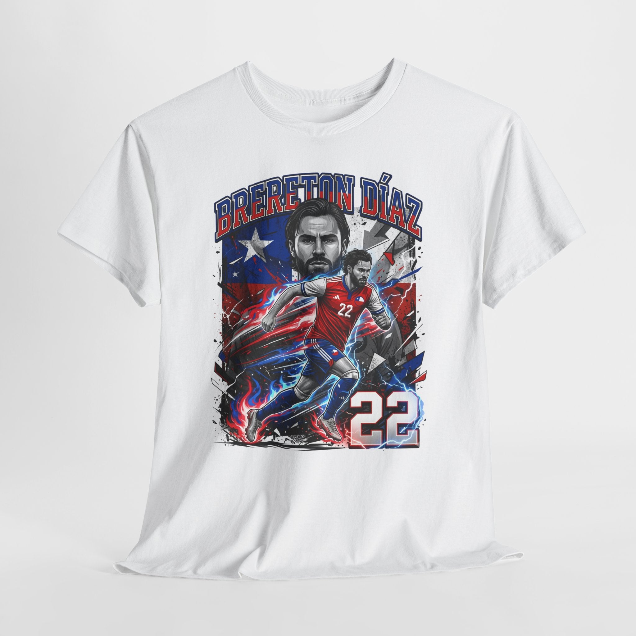 Brereton Díaz #22 – Chilean Warrior T-Shirt