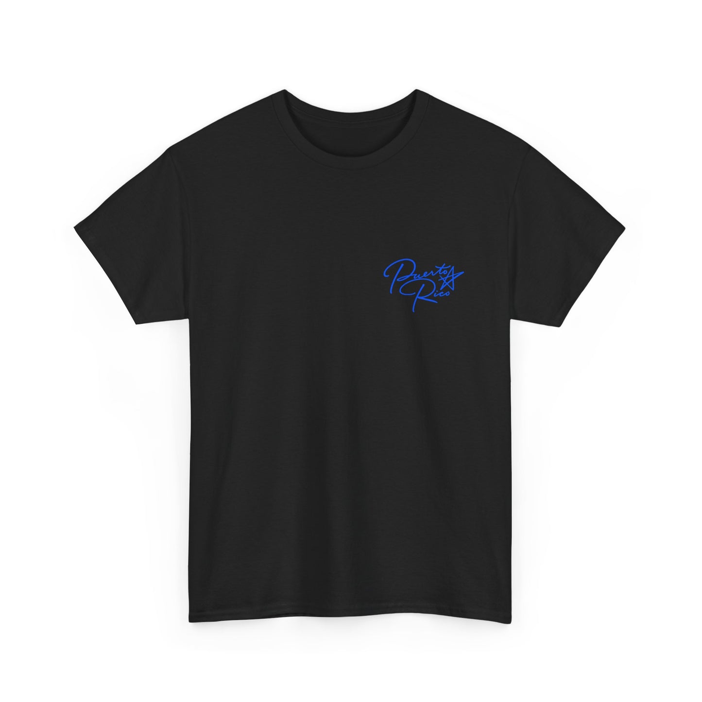 Puerto Rico Streets Tee — Handwritten Logo & Old San Juan Back Illustration
