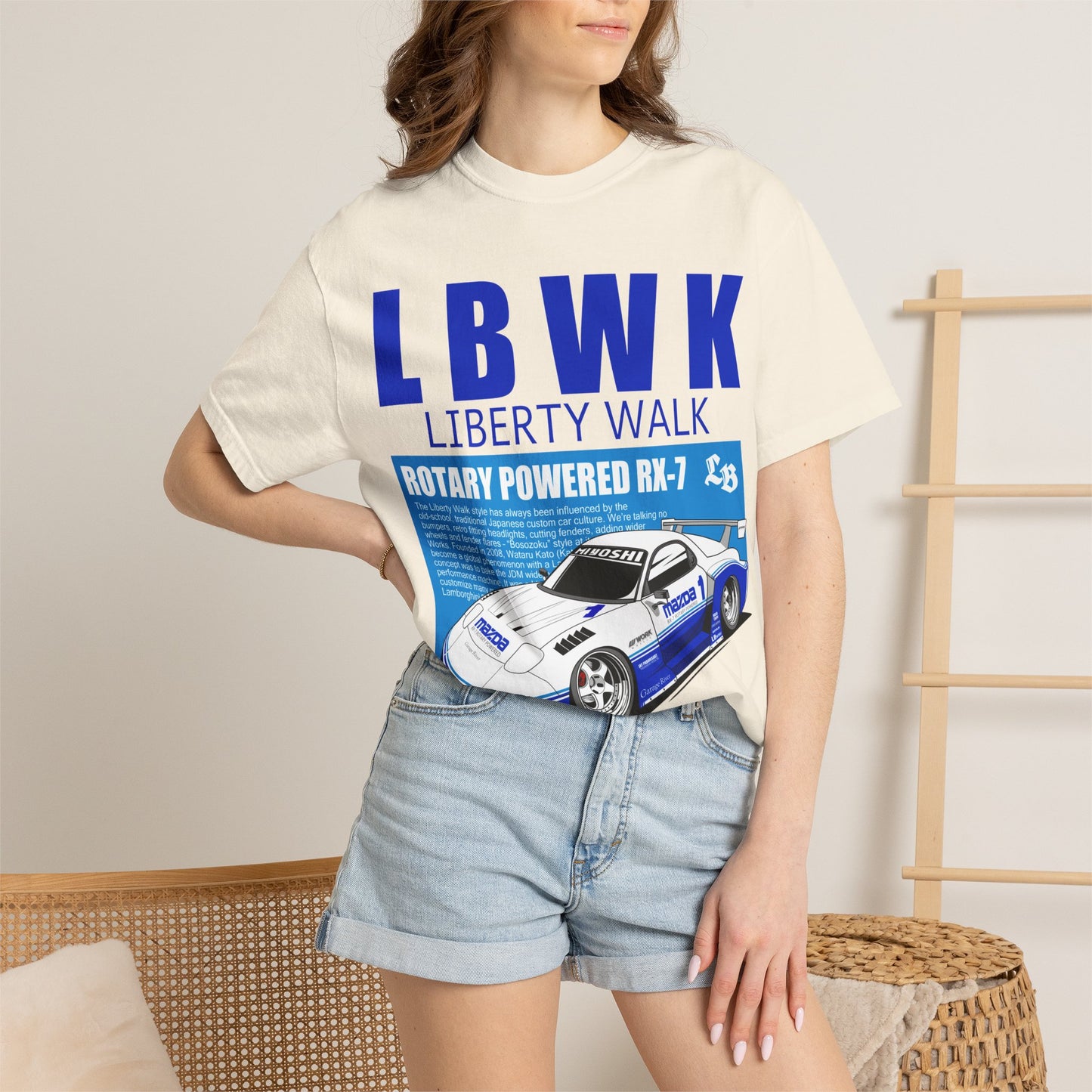 Liberty Walk Rotary Powered RX-7T-shirt