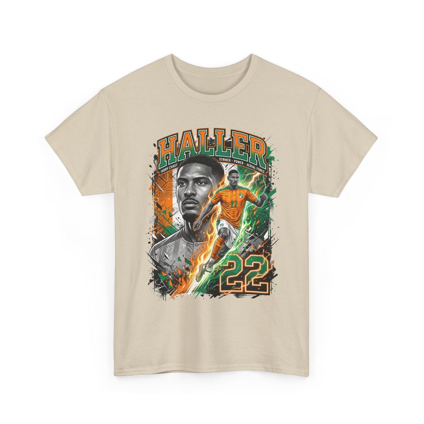 Haller #22 – Ivory Coast Power Striker T-Shirt