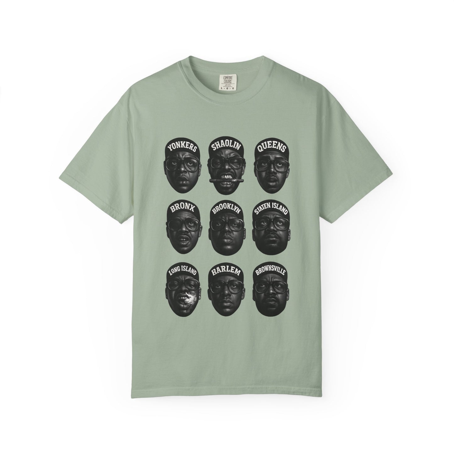 Hip-Hop Legends – Nine Icons of New York Rap | Black & White Tribute Tee