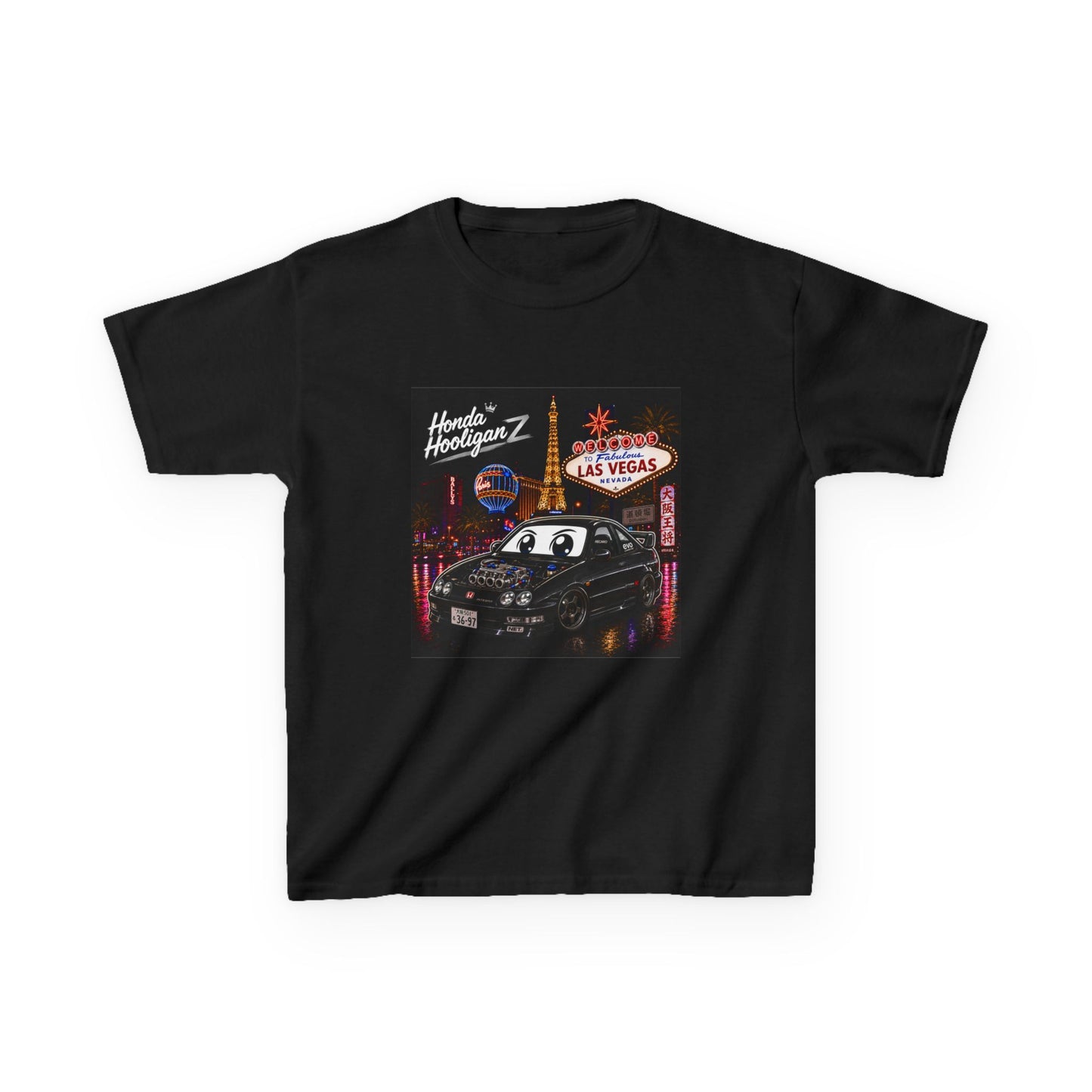 Kids Tee — 'Midnight Las Vegas' Cartoon ITB DC2