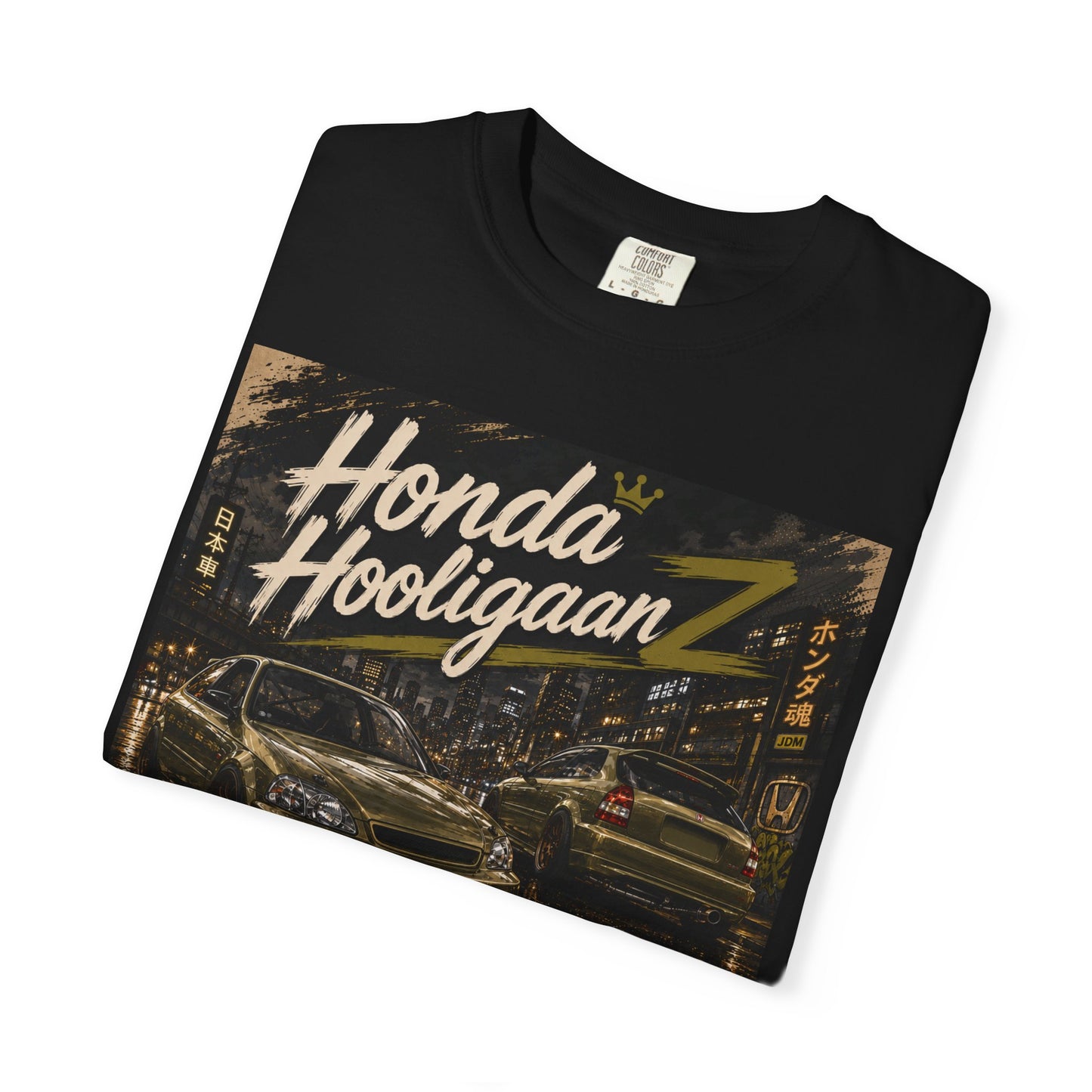 Honda HooliganZ Tee — Vintage Night Street Racing Graphic T-Shirt