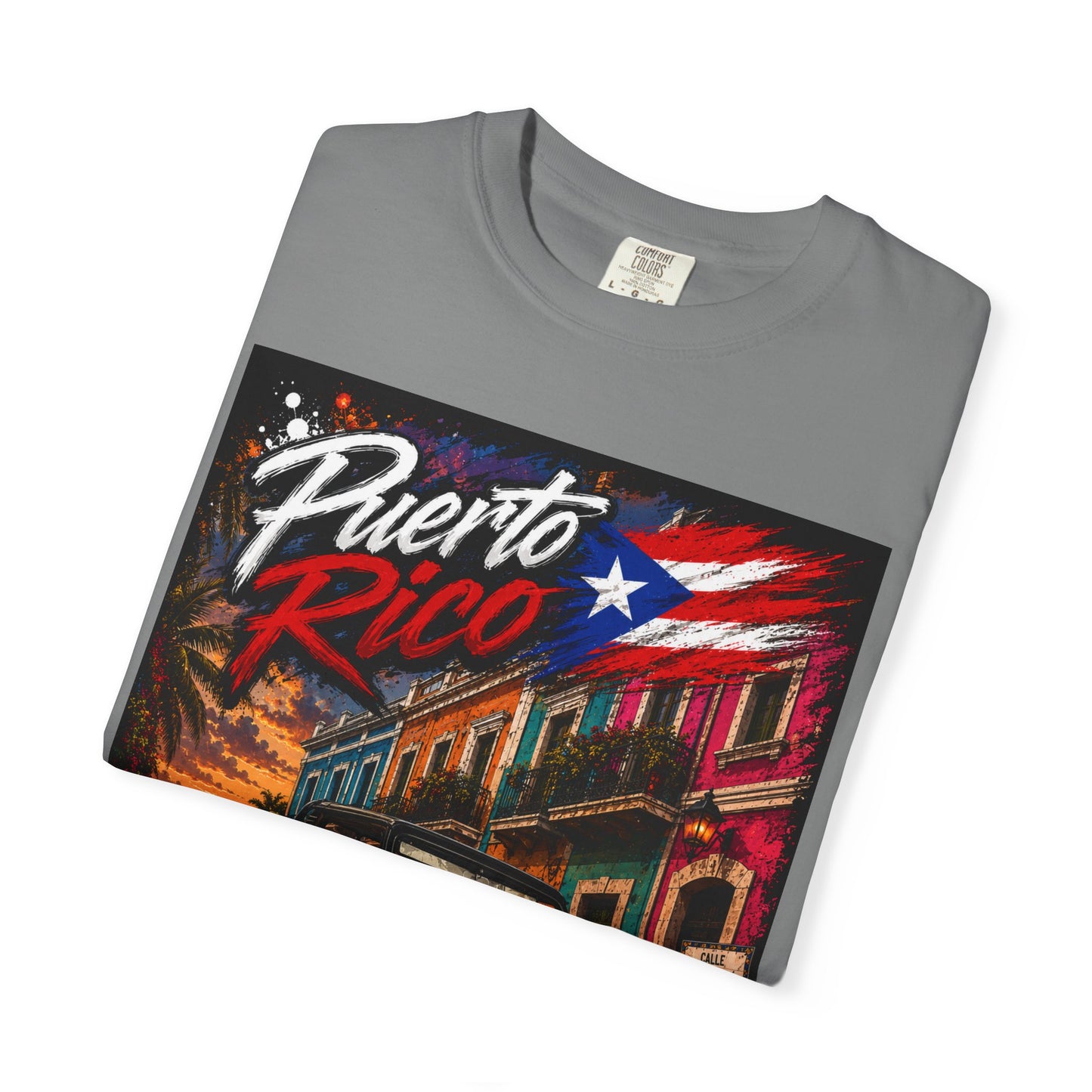 Puerto Rico Suzuki Samuri Street Scene T-Shirt