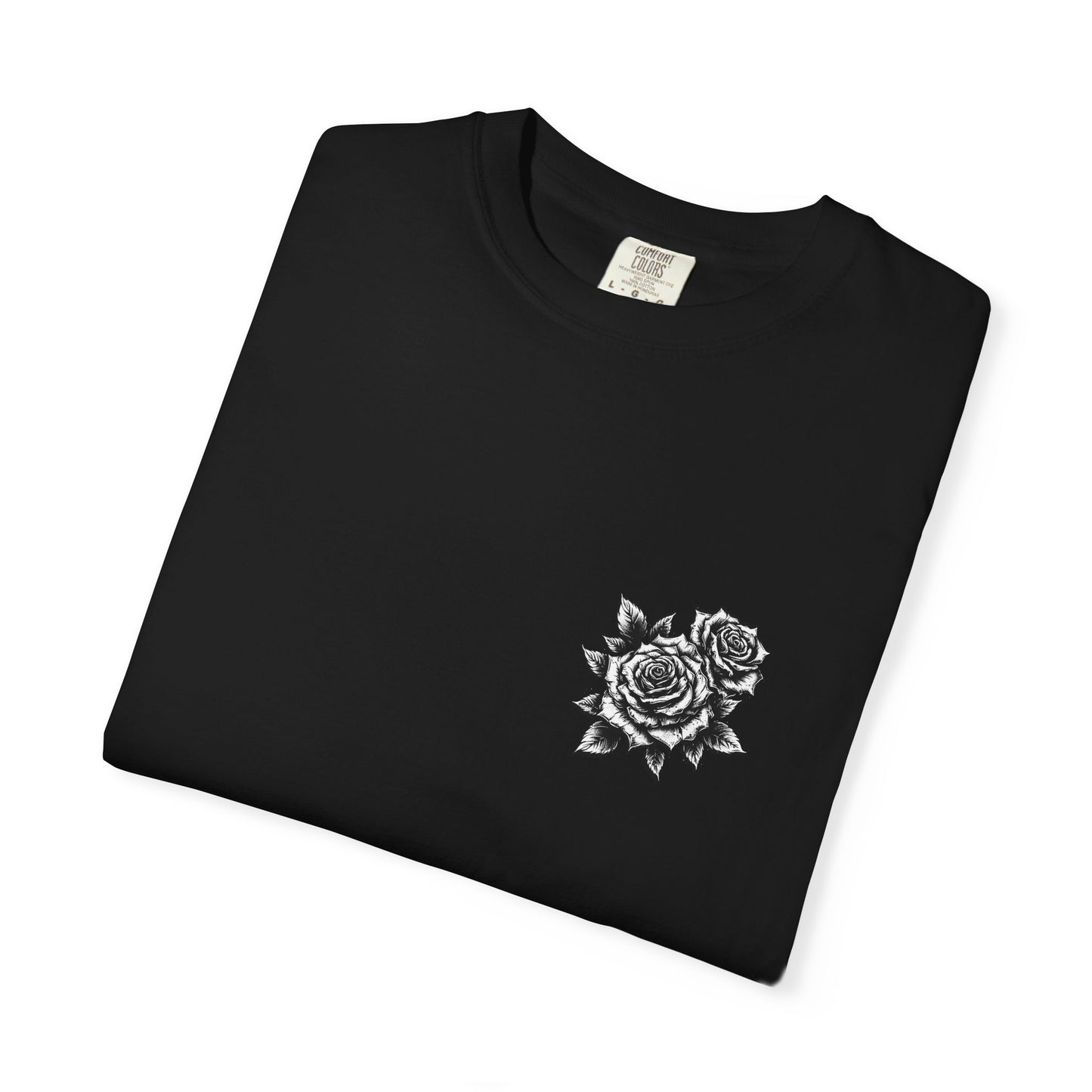 T-Shirt - Vintage Virgin Mary & Roses Graphic Tee