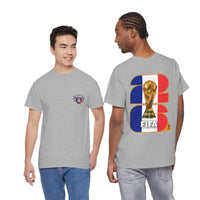 France 2026 FIFA World Cup Fan Edition – Front Crest & Championship Back Graphic T‑Shirt