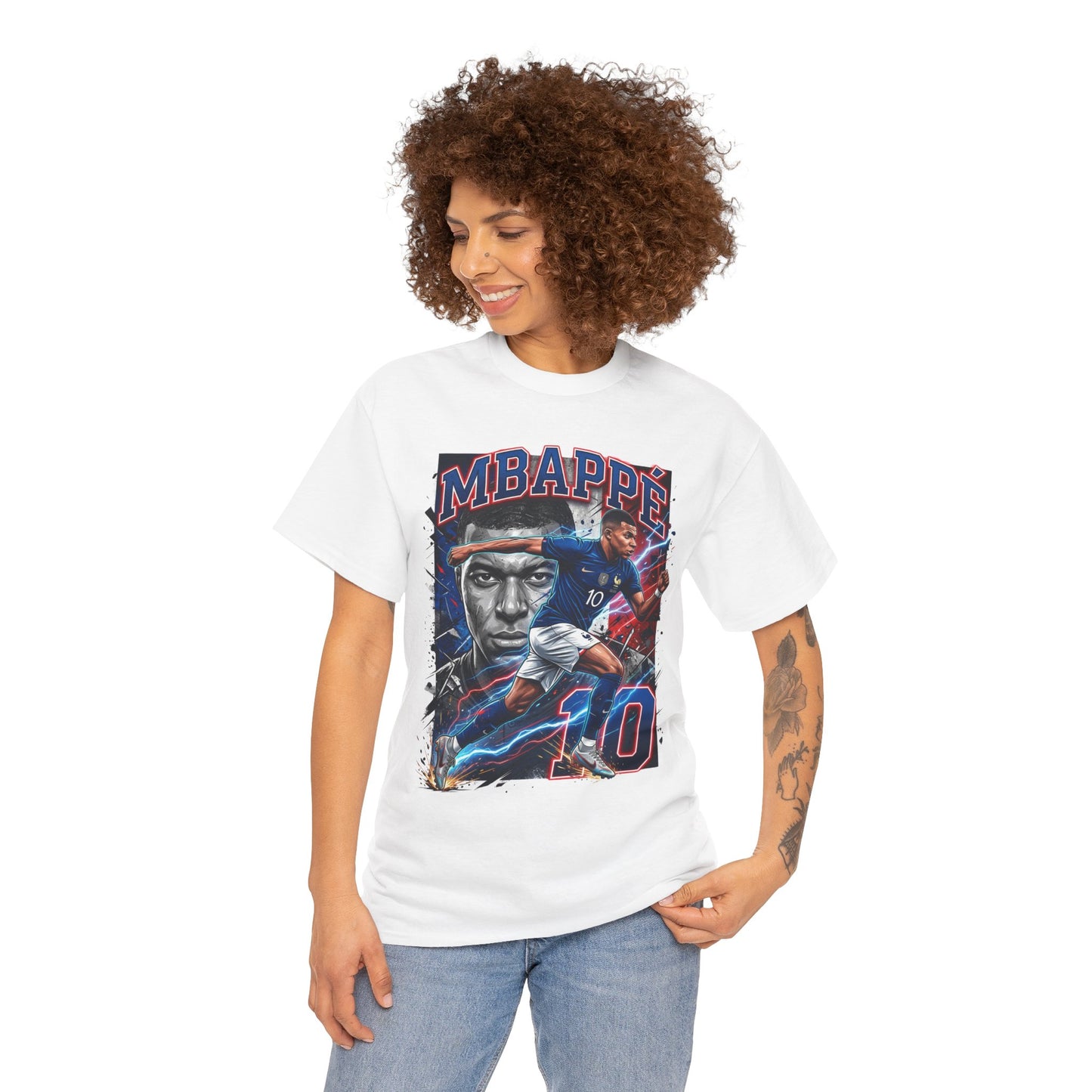 Mbappé #10 – French Lightning T-Shirt