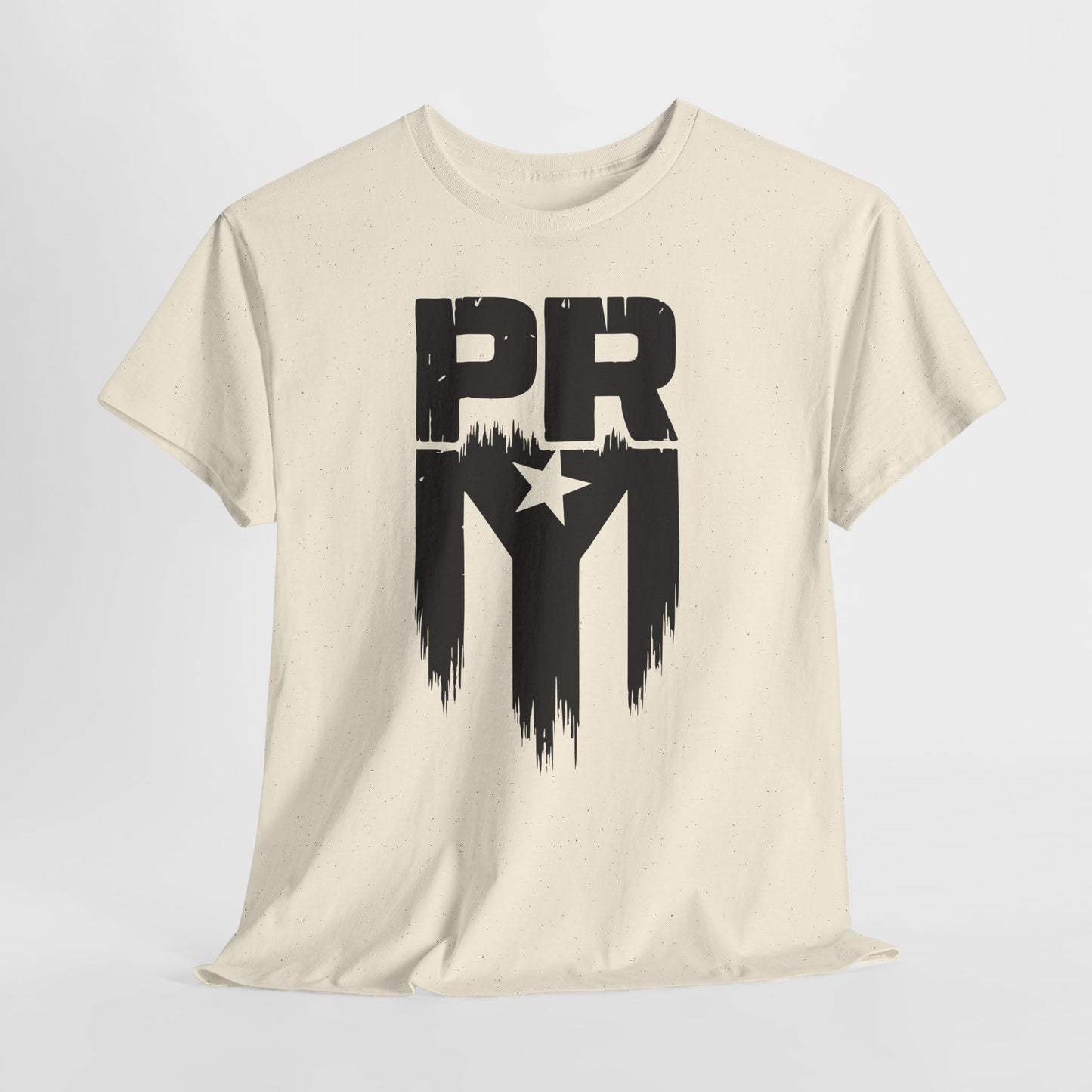 PR Mi Gente Puerto Rico Tee — Bold Black & White Boricua Pride