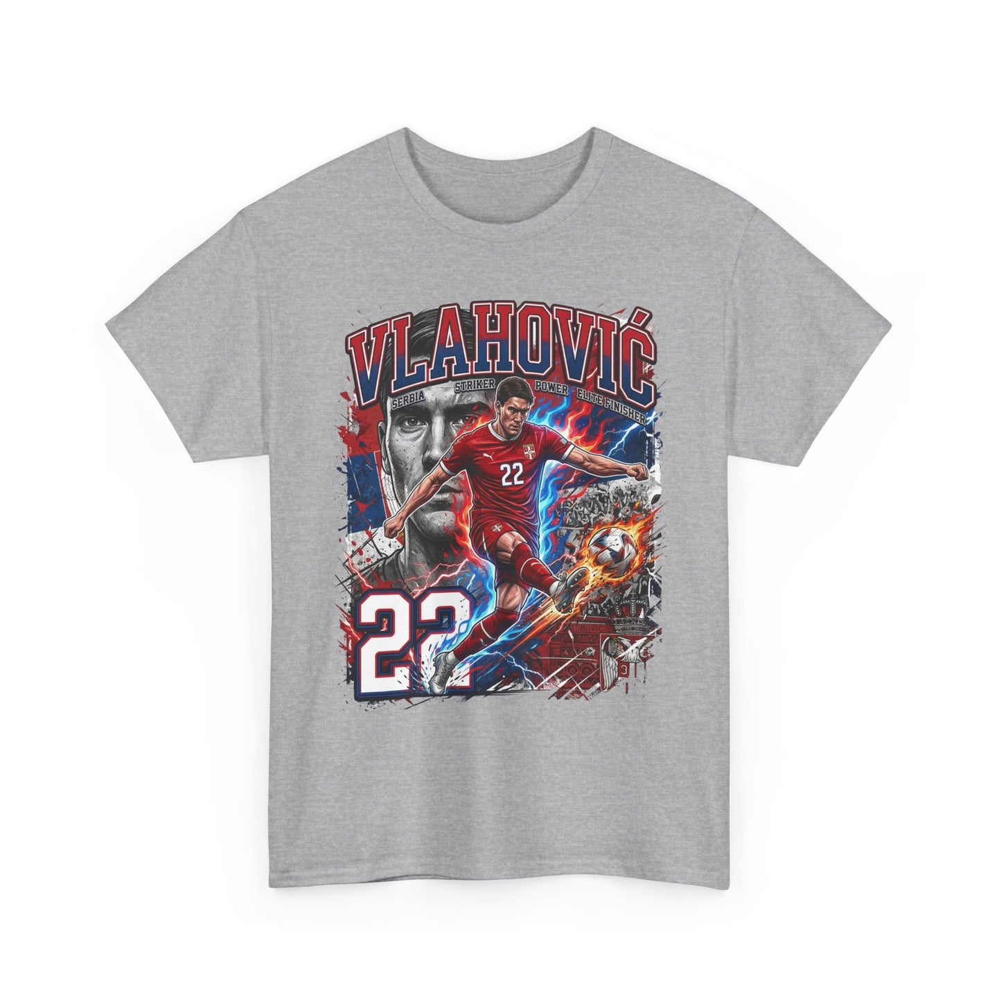 Vlahović #22 – Serbia Elite Finisher T-Shirt