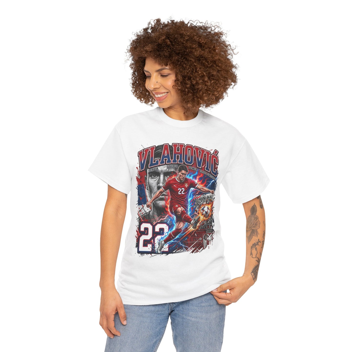Vlahović #22 – Serbia Elite Finisher T-Shirt