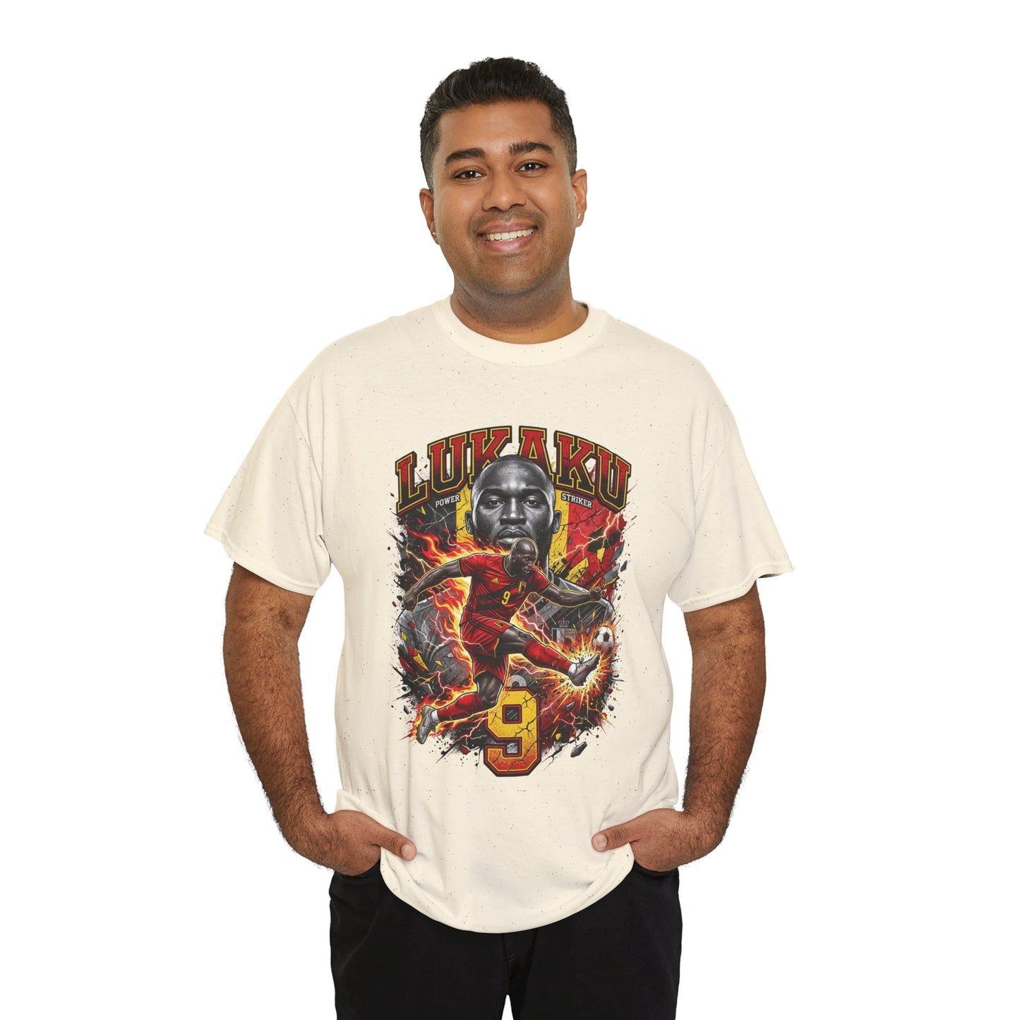 Lukaku #9 – Belgian Powerhouse T-Shirt