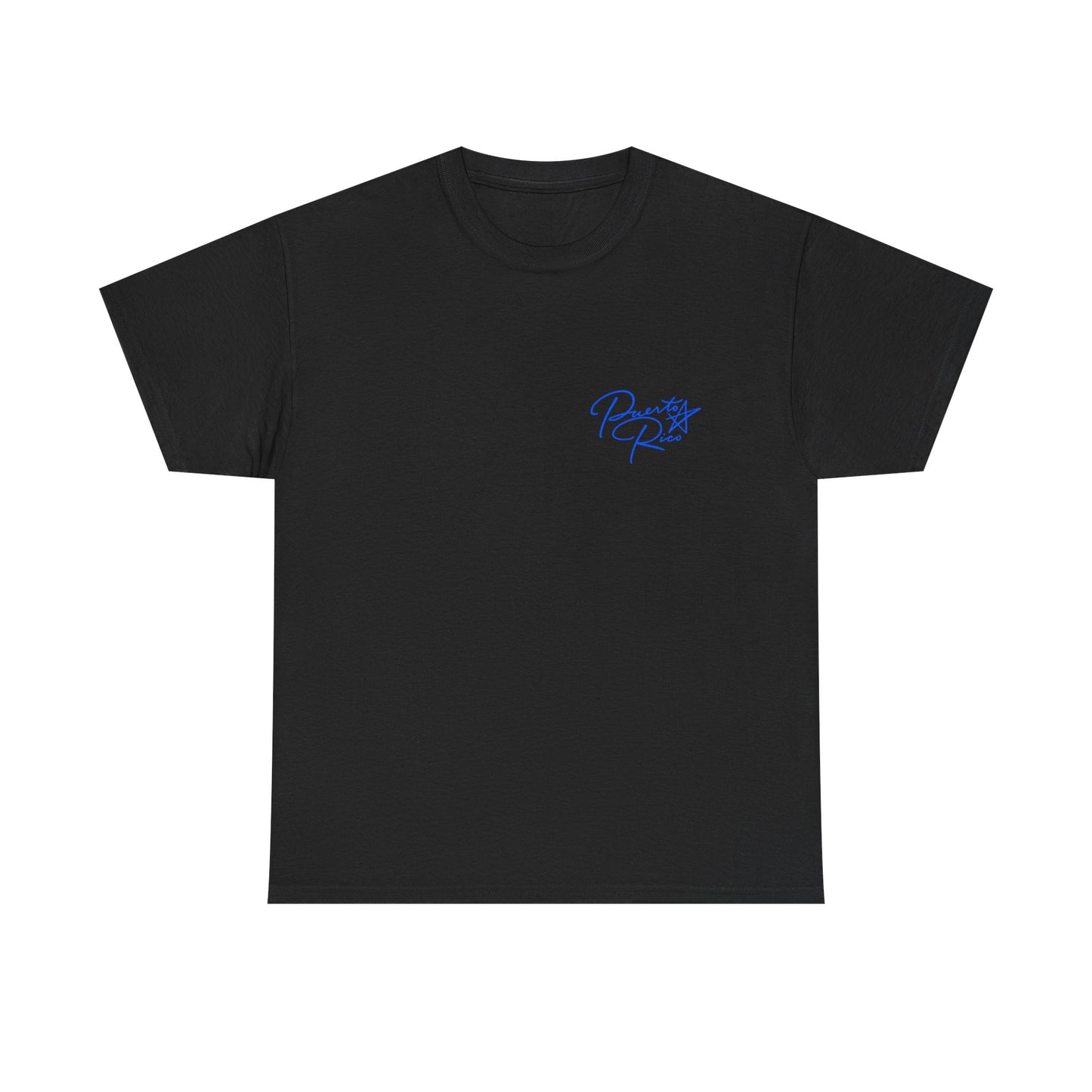Puerto Rico Streets Tee — Handwritten Logo & Old San Juan Back Illustration