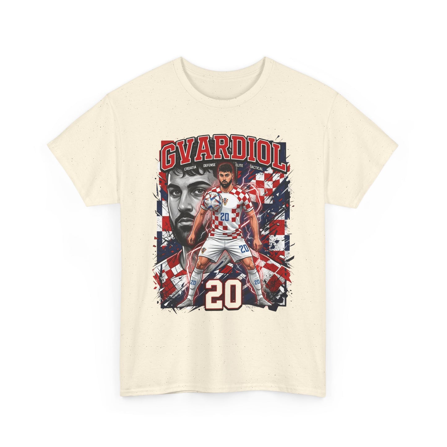 Gvardiol #20 – Croatian Wall T-Shirt