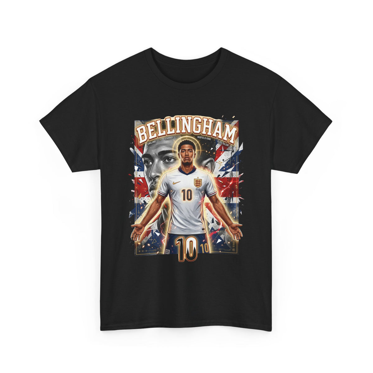 Bellingham #10 – England’s Golden Star T-Shirt