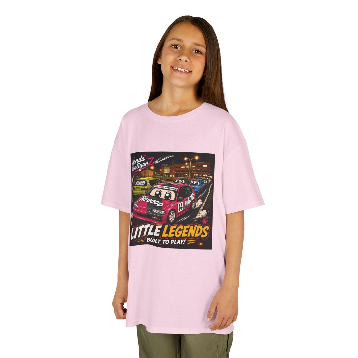 Kids Tee — 'Little Legends: Built to Play' Vintage Race Car Graphic