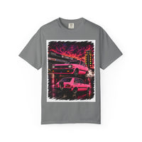 Retro Pink Starlet T-Shirt — Neon Pink Skyline Racing Graphic