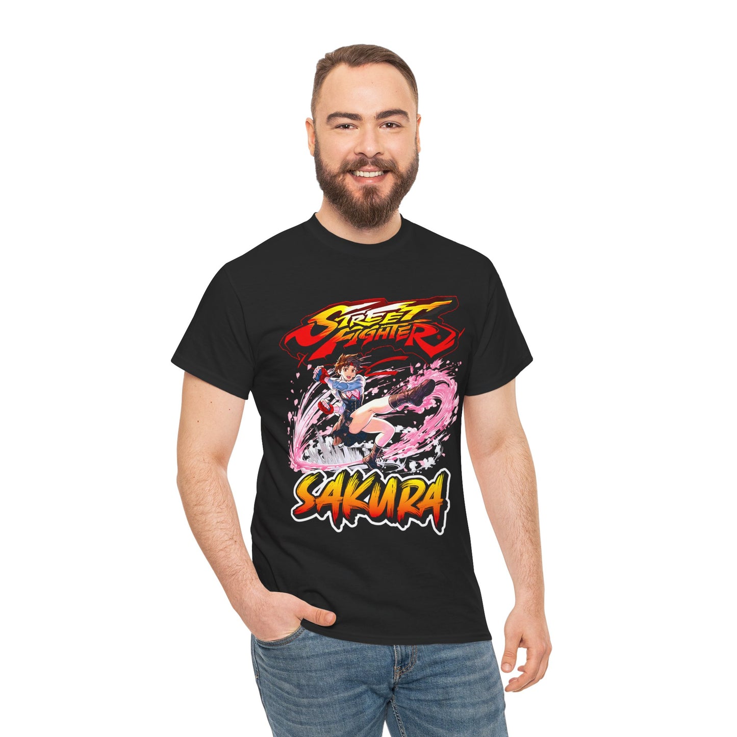 Sakura Street Fighter Kick T-shirt