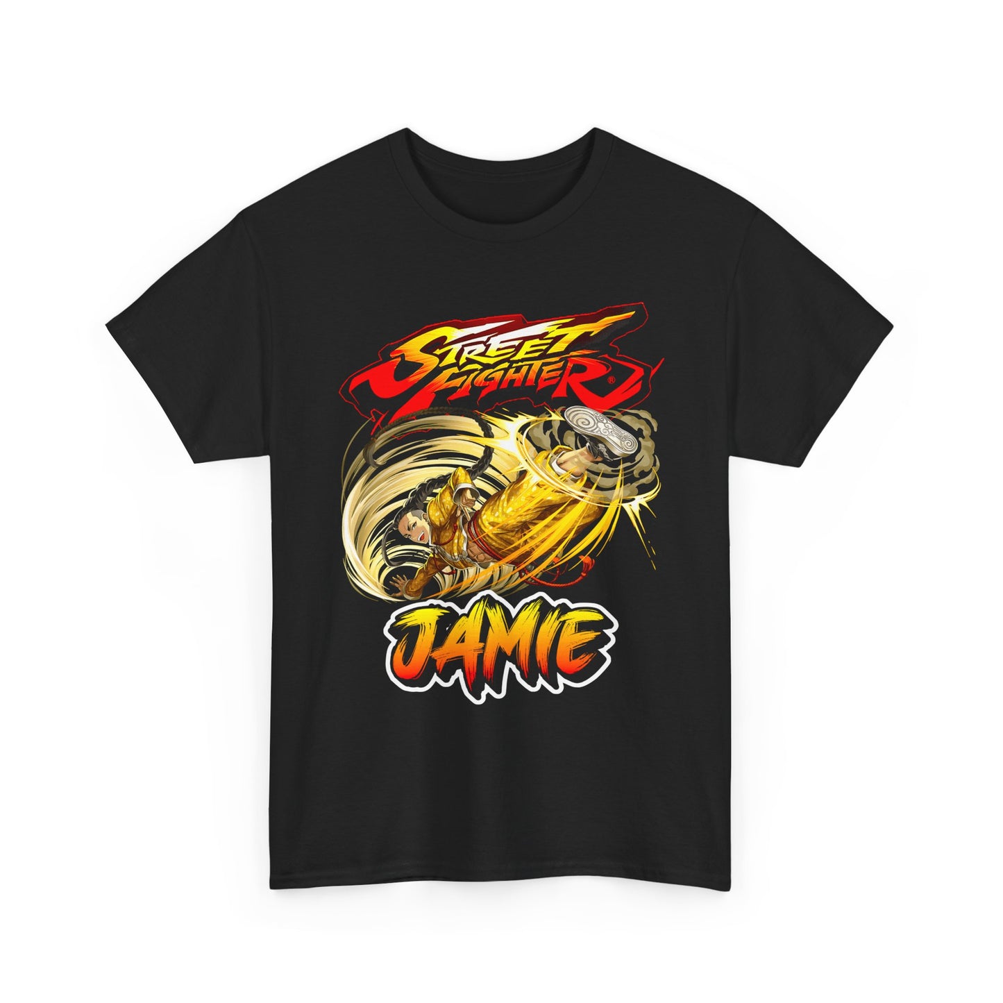 Street Fighter Jamie Spin Kick T-shirt