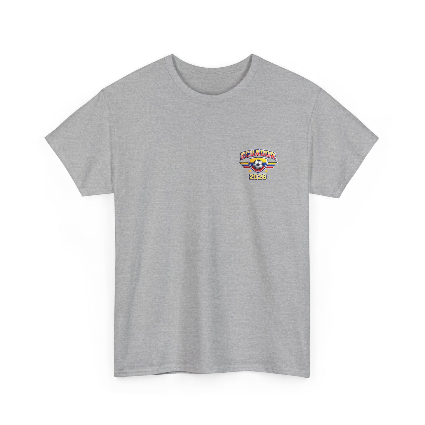 Ecuador 2026 FIFA World Cup Fan Edition – Front Crest & Championship Back Graphic T-Shirt