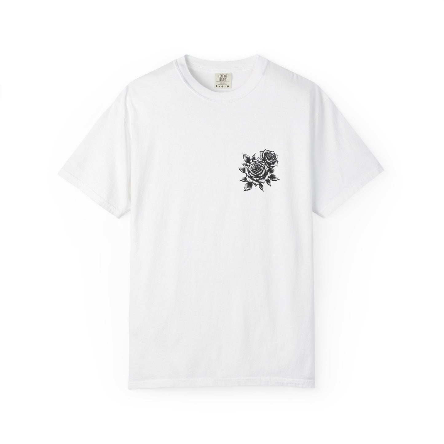 T-Shirt - Vintage Virgin Mary & Roses Graphic Tee