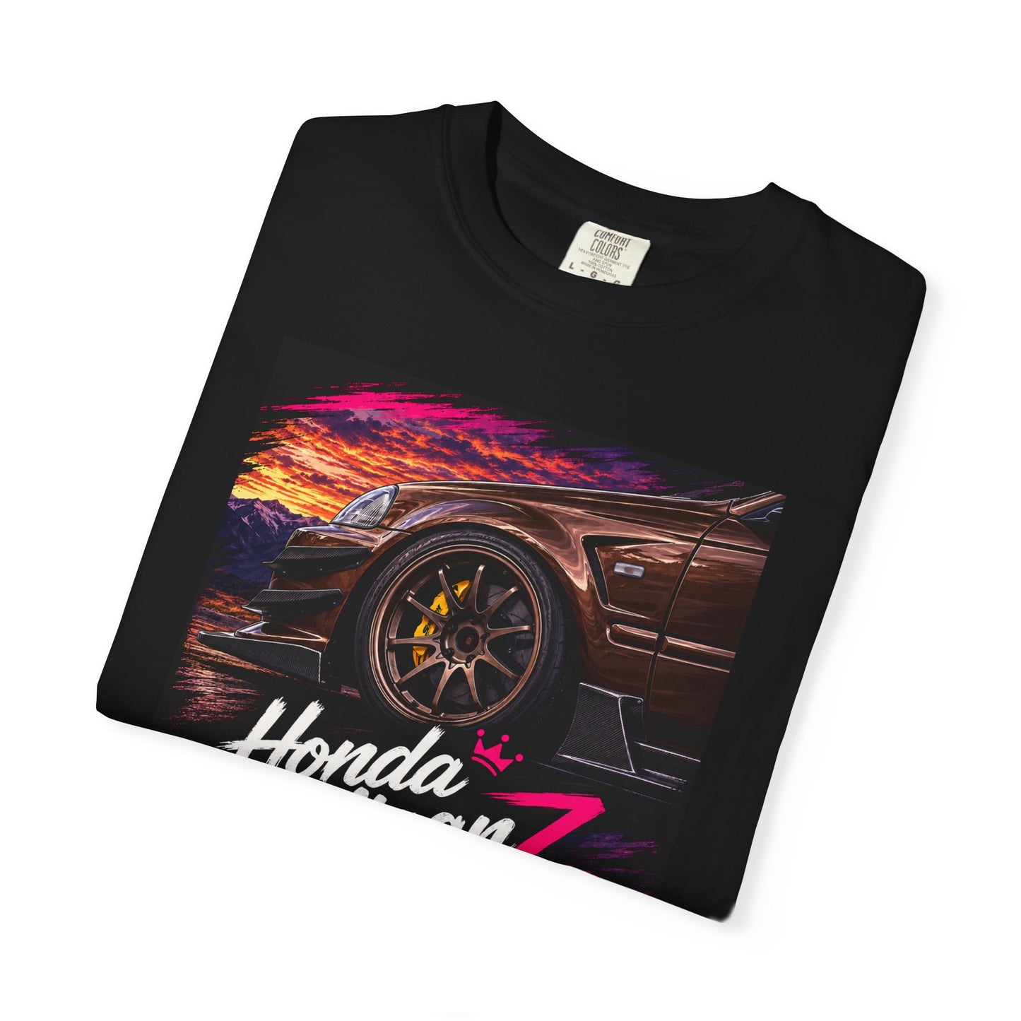 Honda HooliganZ T‑Shirt — Neon Coupe Graphic Tee