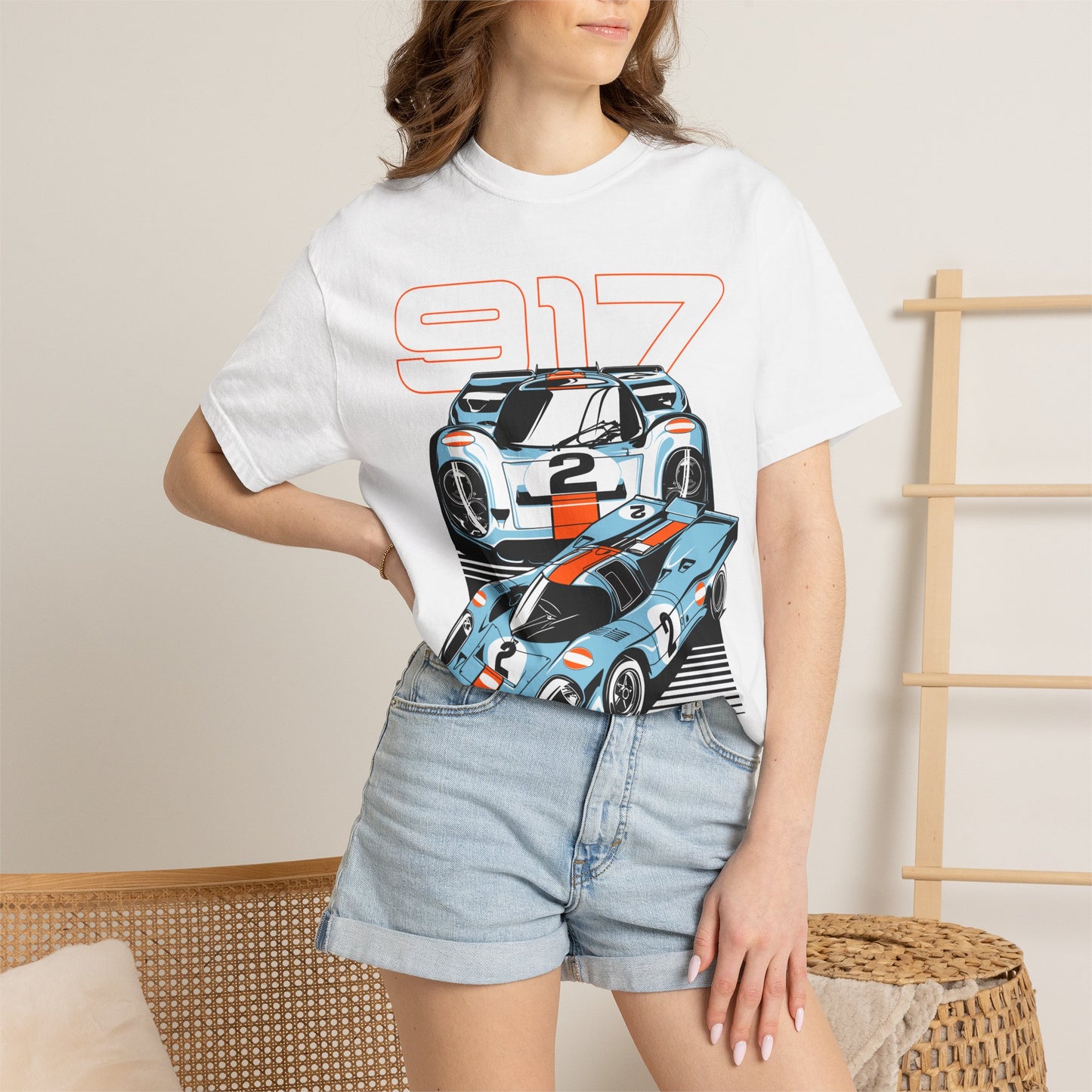 Porsche 917 Technical IllustrationT-shirt