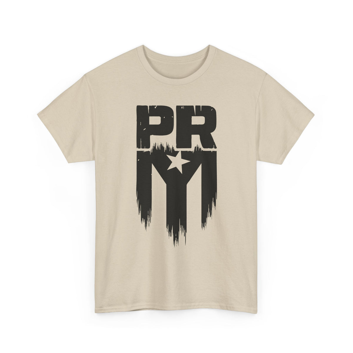 PR Mi Gente Puerto Rico Tee — Bold Black & White Boricua Pride