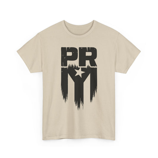 PR Mi Gente Puerto Rico Tee — Bold Black & White Boricua Pride