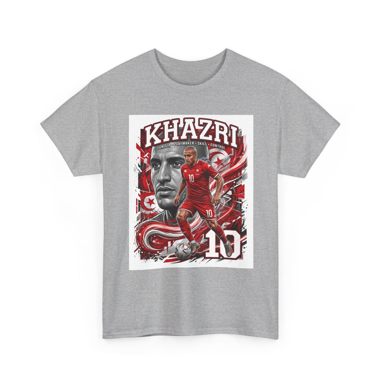 Khazri #10 – Tunisia’s Master Playmaker T-Shirt