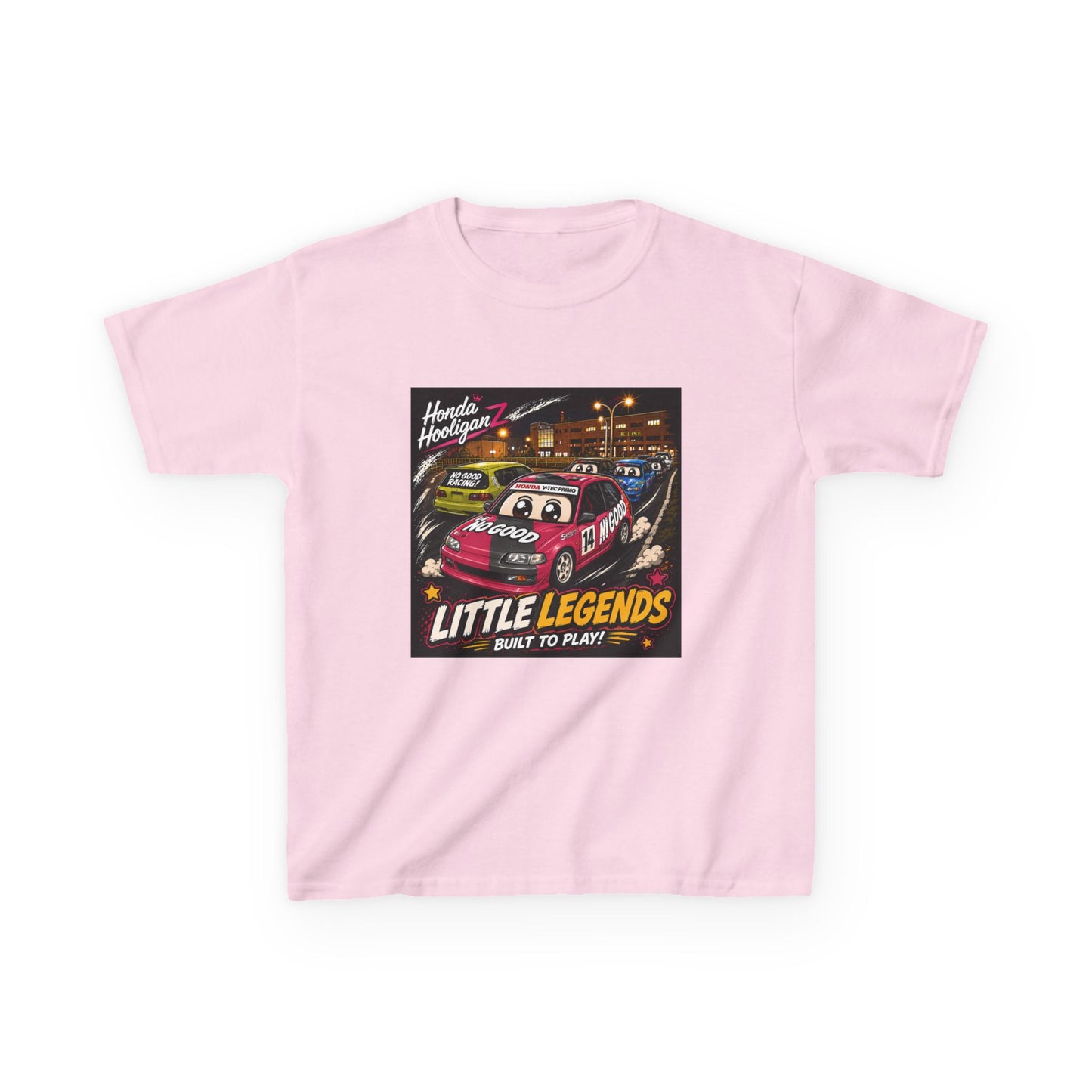 Kids Tee — 'Little Legends: Built to Play' Vintage Race Car Graphic