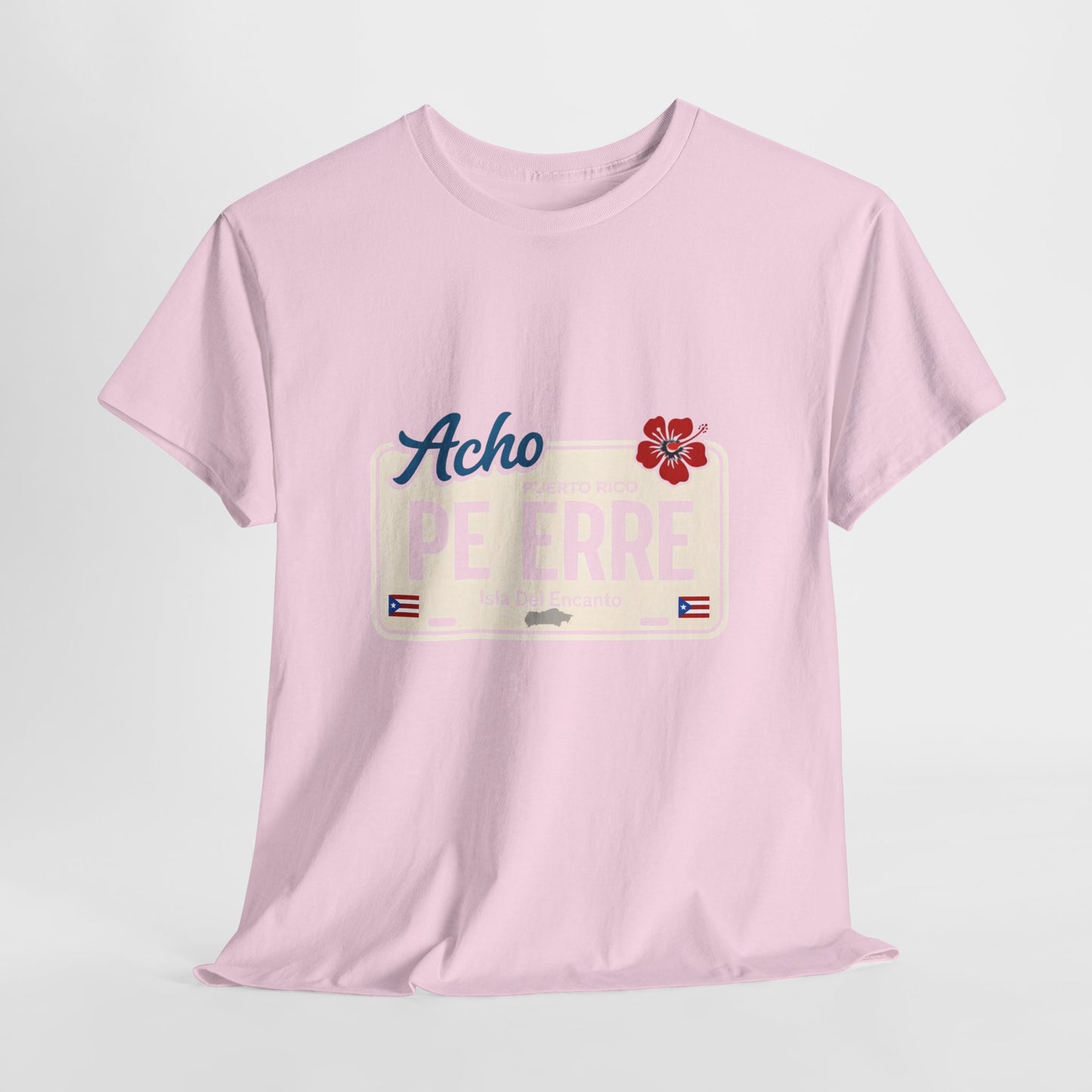 Acho PE ERRE Puerto Rico License Plate Tee — Isla Del Encanto Pride Shirt