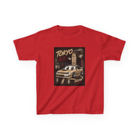 Kids Tokyo Skyline Car Tee — 'Tokyo' Silvia Racing Graphic