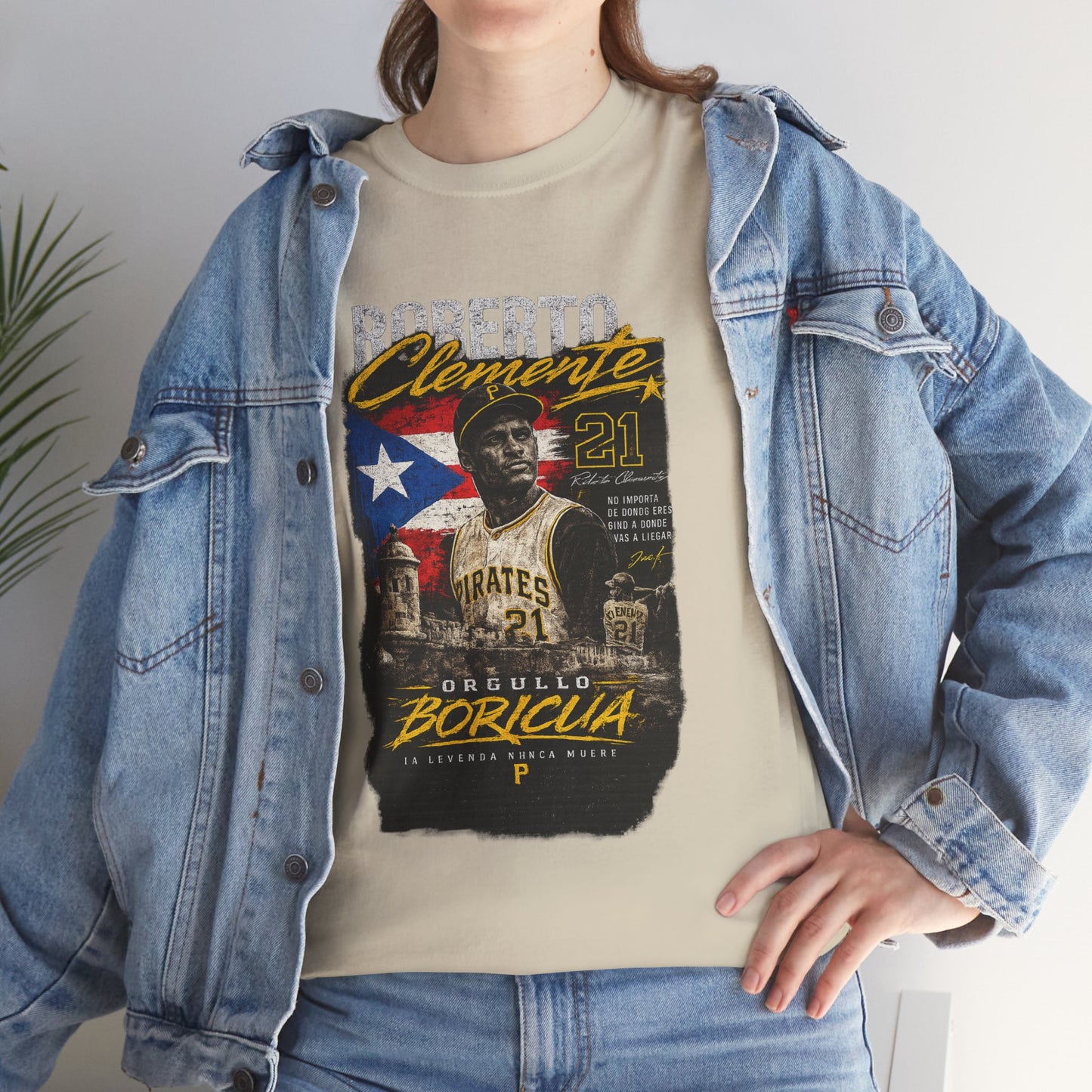 Roberto Clemente Puerto Rico Tribute T-Shirt